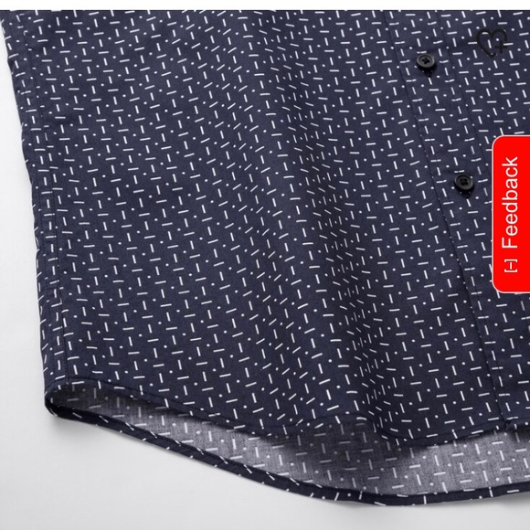 NWT Uniqlo printed short sleeve button down shirt - Picture 7 of 7